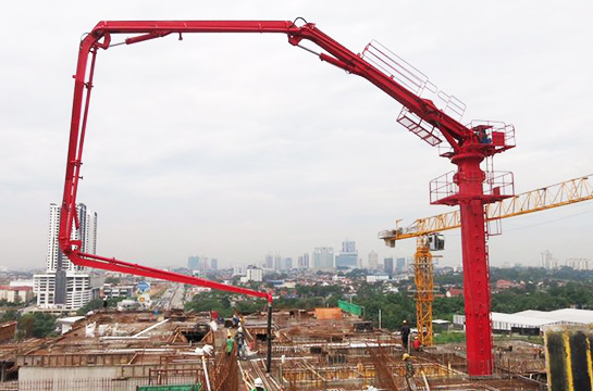 HGY21樓板爬升（shēng）式液壓布料機