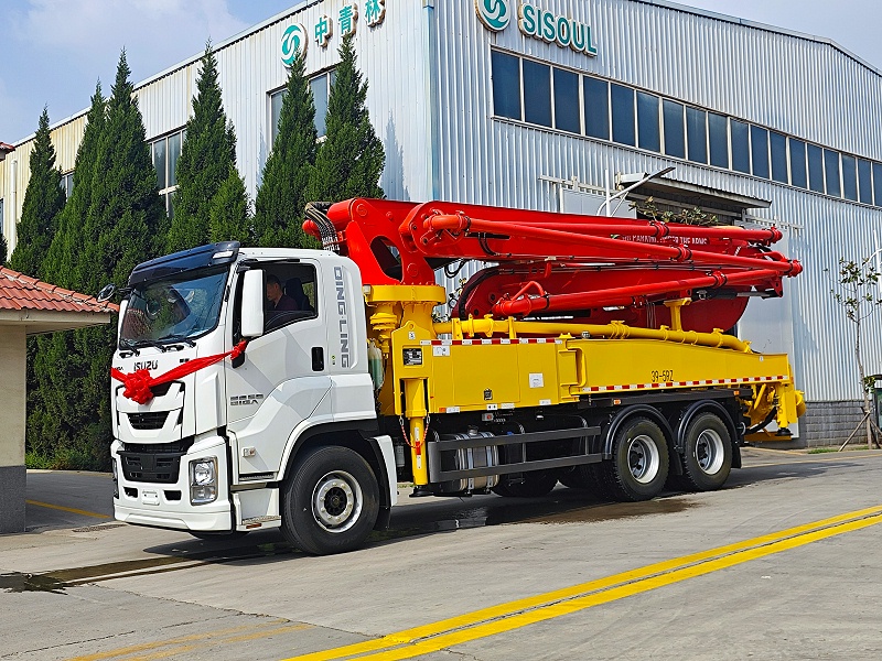 39米泵車五（wǔ）十鈴（三橋）發貨 (1)