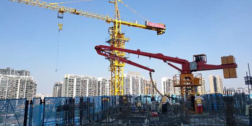 混凝土布料機築造高樓-科（kē）尼（ní）樂集團，您正確的（de）選擇