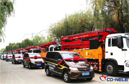 Q小型混凝土泵車價格，混凝土泵車廠家（jiā），科尼樂集團，小型泵車（chē）