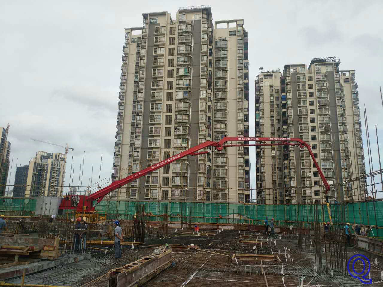 布料機1，科尼樂混凝土布料機