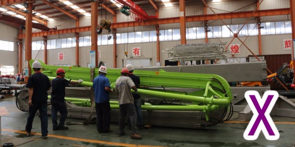 混凝土布料機之（zhī）起泵管在作業時（shí）、下泵管時的（de）注意事項知多（duō）少？