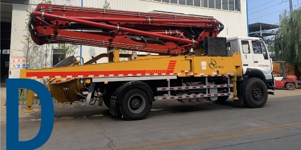 拆出（chū）料管法（fǎ）水（shuǐ）洗混凝土泵車管道