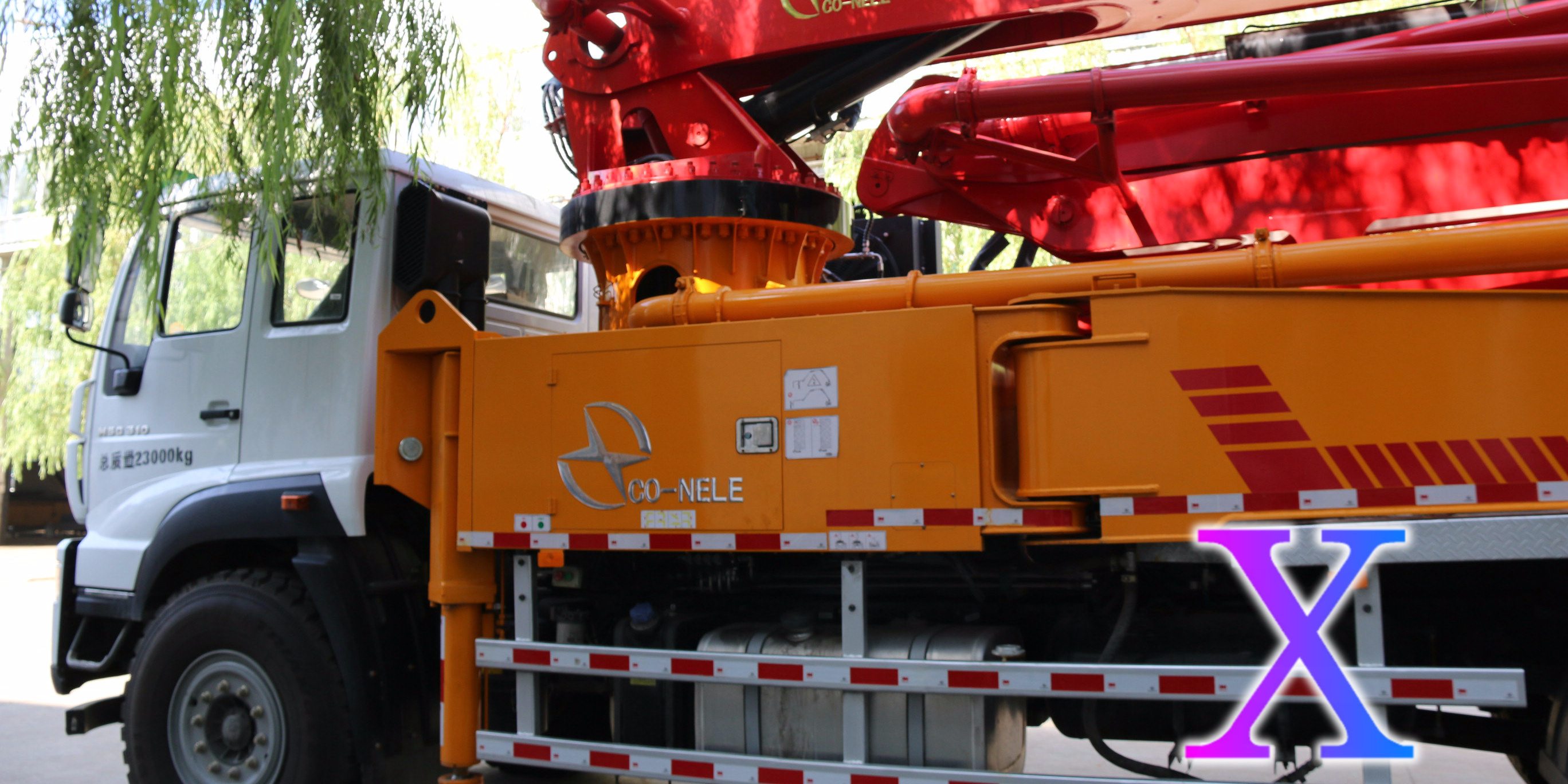 科尼樂小型混凝土泵車（chē）磨合期內的（de）注意（yì）事項