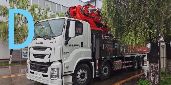 加（jiā）活塞法的優點是混凝土泵車管道清洗較幹淨