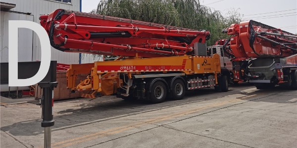 泵車的前支撐和左右單側支撐（chēng）